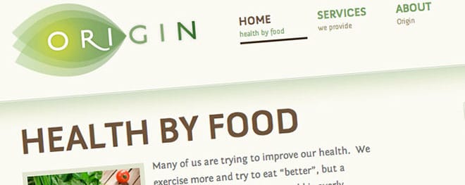 Origin Nutrition website Origin Nutrition website