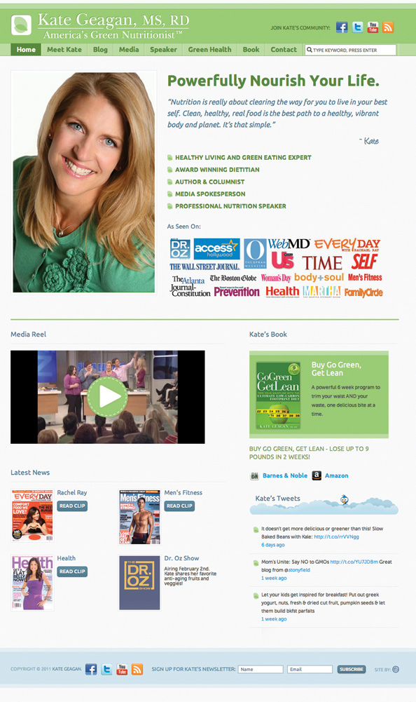 Portfolio Sample for Kate Geagan Website