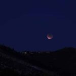 Lunar eclipse about 5 minutes before total phase began. Park City, Utah