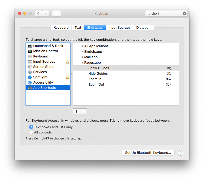 control enter for mac pages