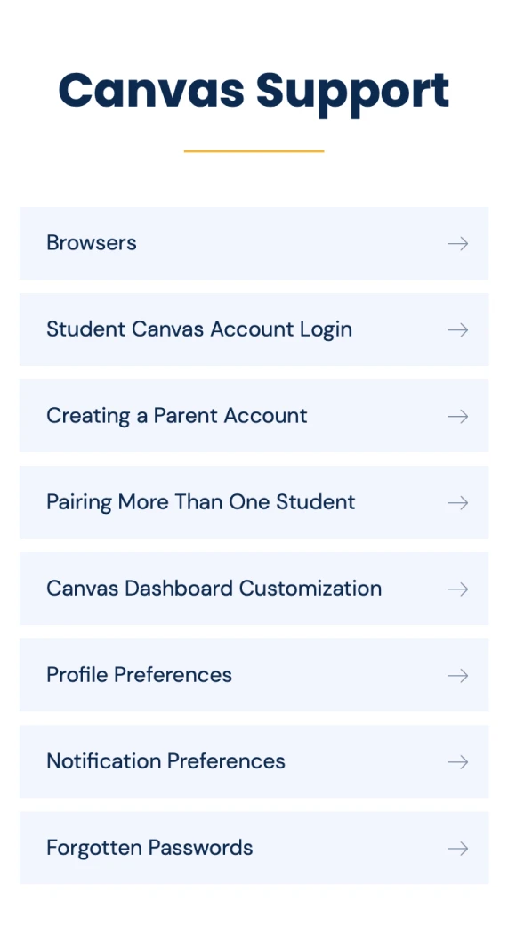 Lumen Scholar mobile view of interior FAQ section