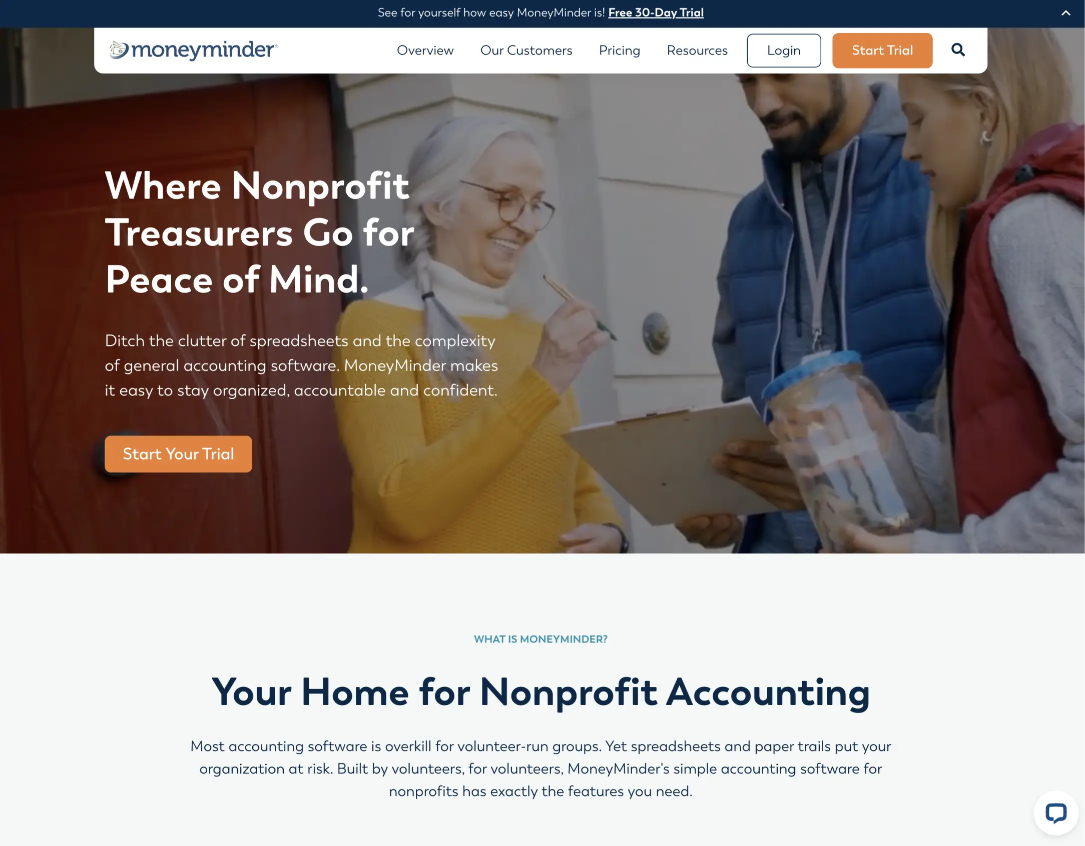 mm-home moneyminder.com home page screenshot
