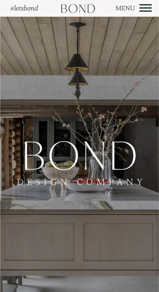Bond Design Company mobile