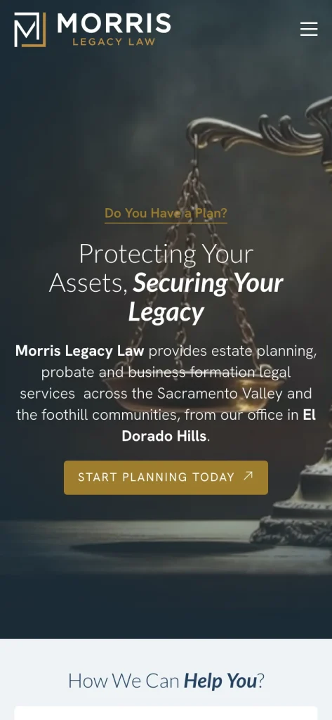 Morris Legacy Law mobile