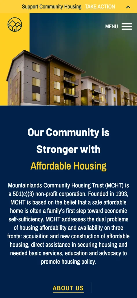 Mountainlands Community Housing Trust mobile