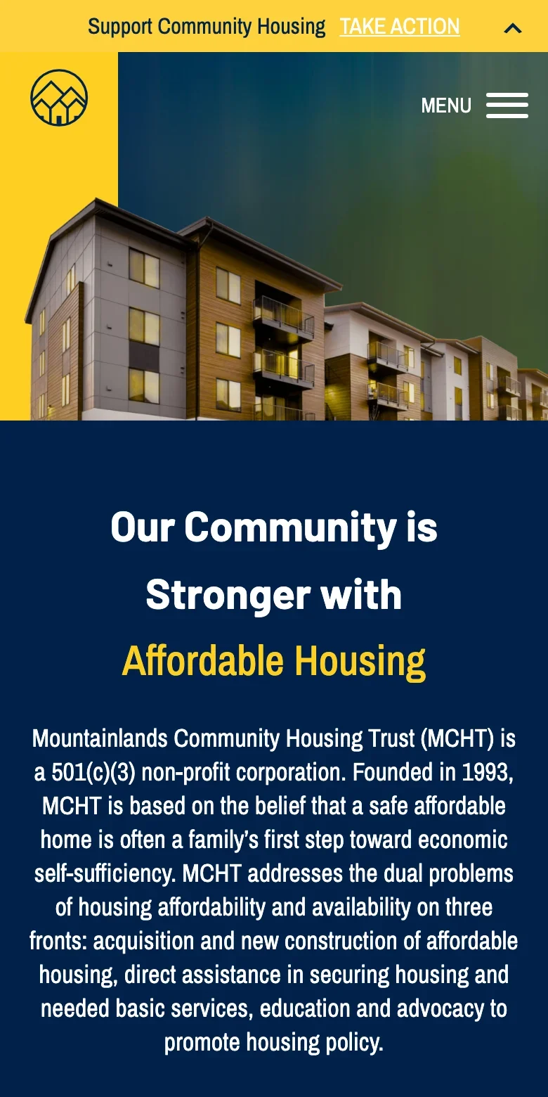 Mountainlands Community Housing Trust mobile