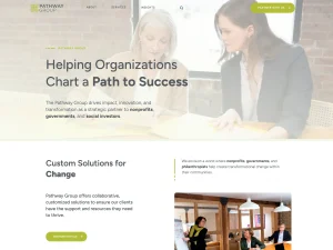 Pathway Group website homepage — desktop view