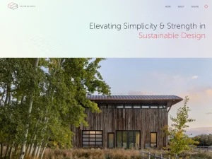 Stereotomic website homepage — desktop view