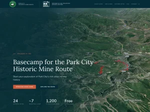 Historic Mine Route Home Page - Desktop view