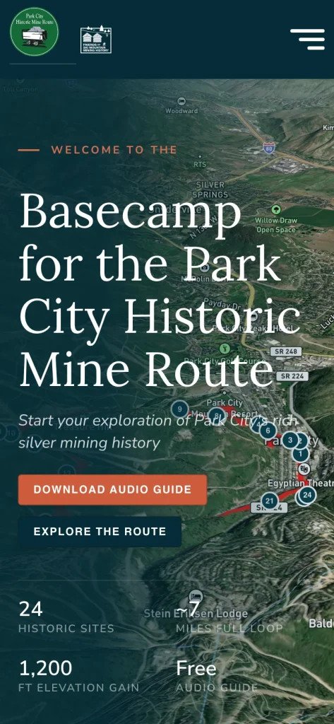 Historic Mine Route mobile